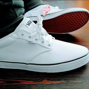 Vans Atwood canvas white size 12 mens